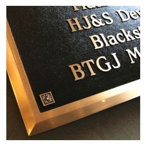 Bronze Finish Casting Plaque