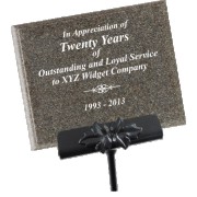 Chocolate AcrylaStone Exterior Plaque