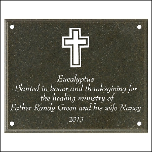 Evergreen AcrylaStone Plaque with Holes